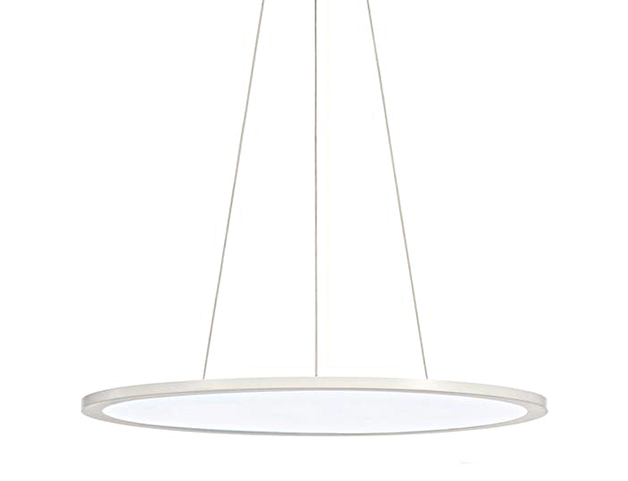 Suspended mounted Round panel light